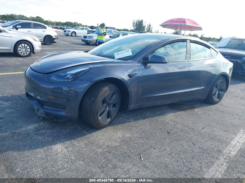 5YJ3E1EA3PF698282 2023 TESLA MODEL 3 - Image 2