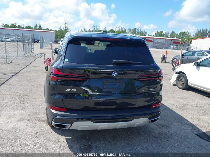 2024 BMW X5 Phev xDrive50E VIN: 5UX43EU01R9U17327 Lot: 40345792