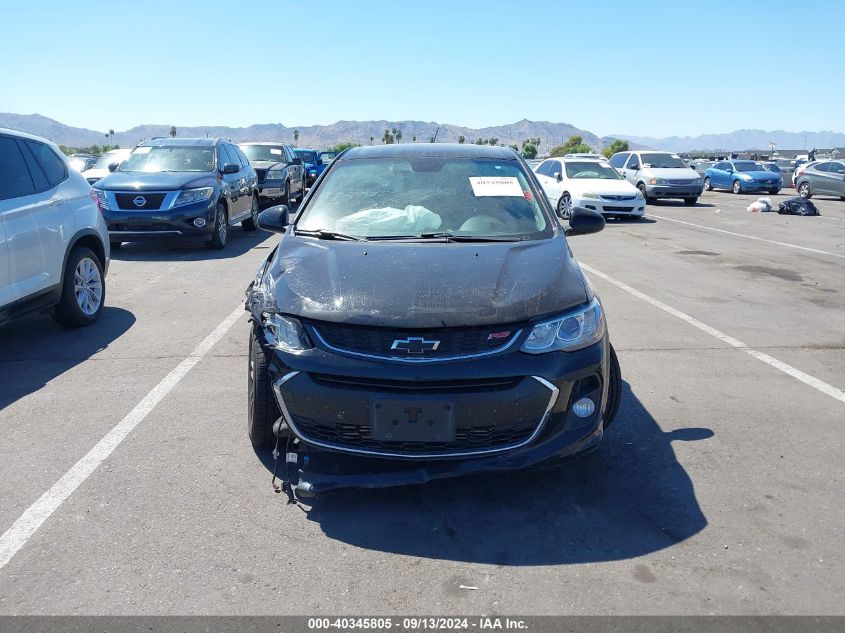 2020 Chevrolet Sonic Fwd Lt 5-Door VIN: 1G1JD6SB3L4102876 Lot: 40345805