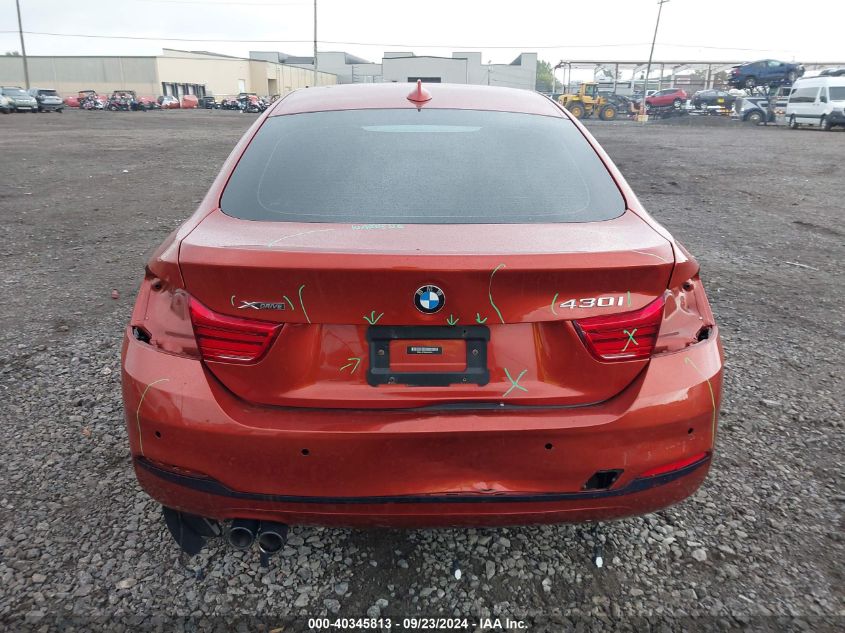 2019 BMW 430I Gran Coupe xDrive VIN: WBA4J3C58KBL09520 Lot: 40345813