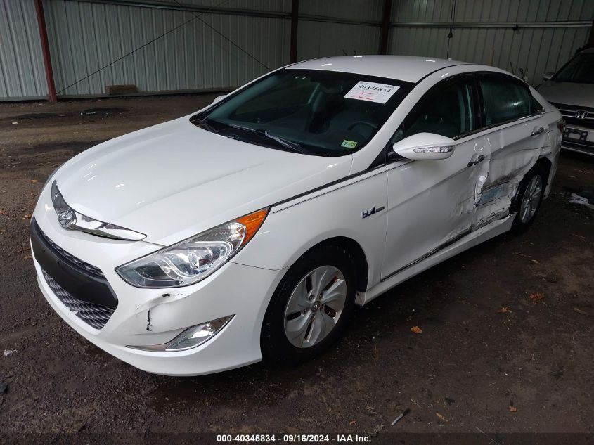 2013 Hyundai Sonata Hybrid VIN: KMHEC4A42DA065370 Lot: 40345834