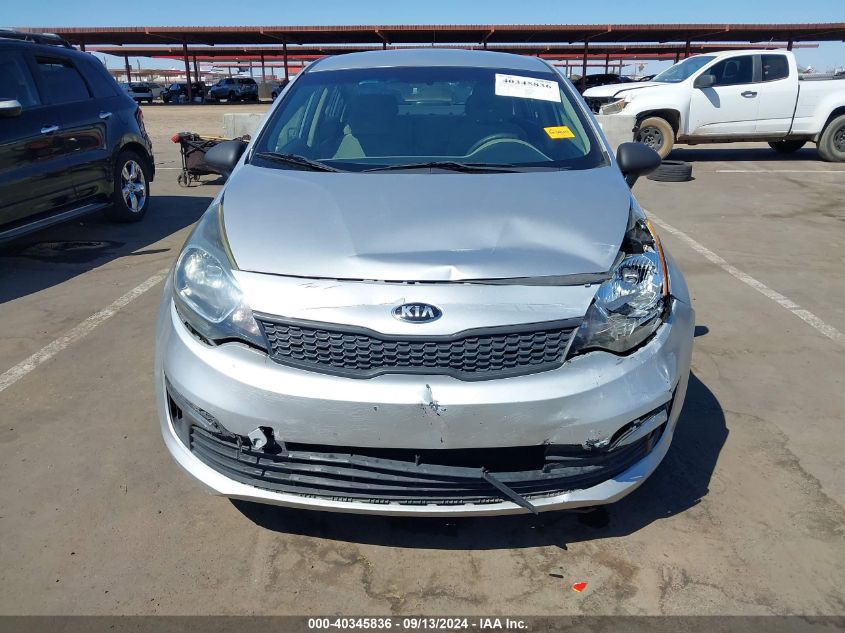 2016 Kia Rio Lx VIN: KNADM4A37G6557451 Lot: 40345836