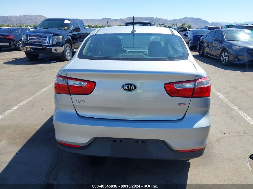 2016 Kia Rio Lx VIN: KNADM4A37G6557451 Lot: 40345836