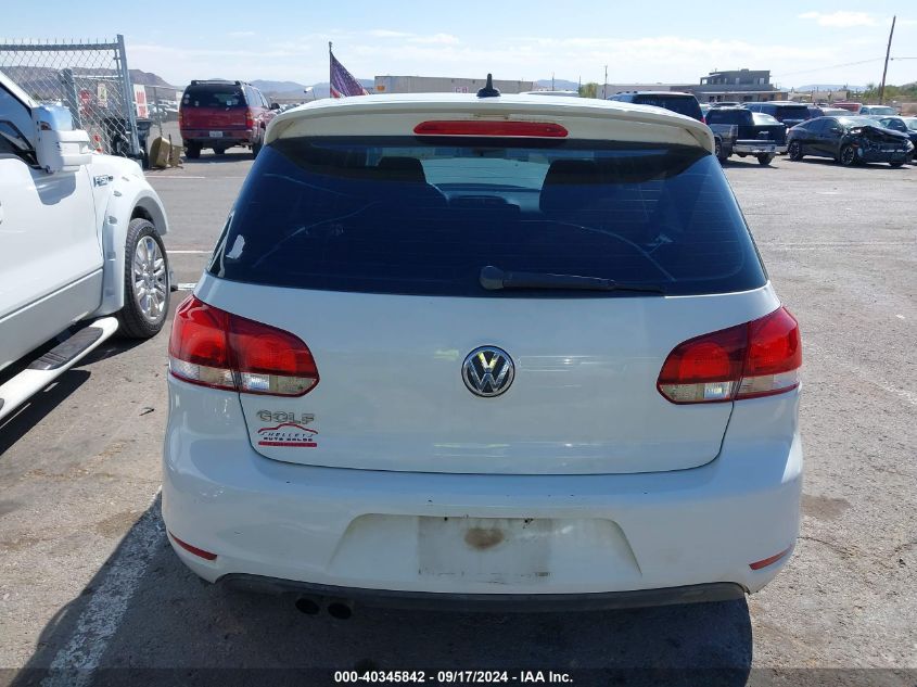 2012 Volkswagen Golf 2.5L 4-Door VIN: WVWDB7AJXCW343119 Lot: 40345842