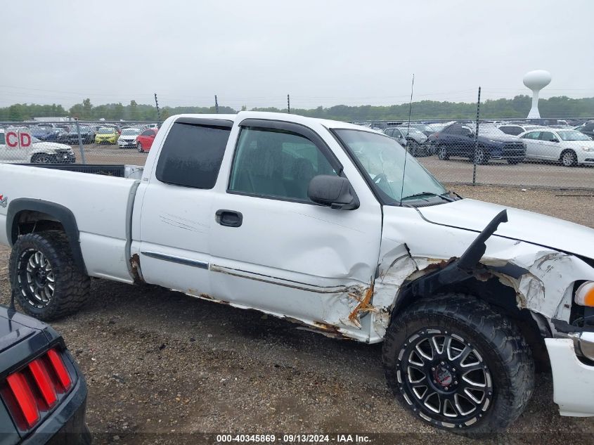 2006 GMC Sierra 1500 Sle1 VIN: 2GTEK19V061305631 Lot: 40345869