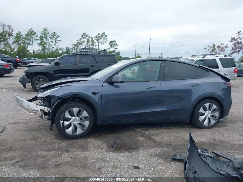 2023 Tesla Model Y Awd/Long Range Dual Motor All-Wheel Drive VIN: 7SAYGDEE8PA087314 Lot: 40345909