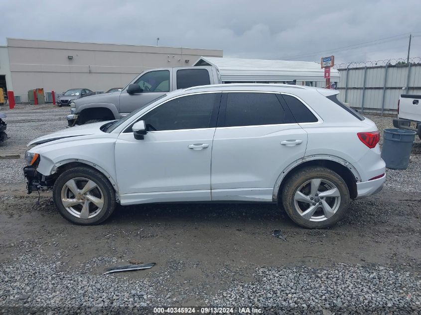 2020 Audi Q3 Premium 45 Tfsi Quattro Tiptronic VIN: WA1AECF36L1025132 Lot: 40345924