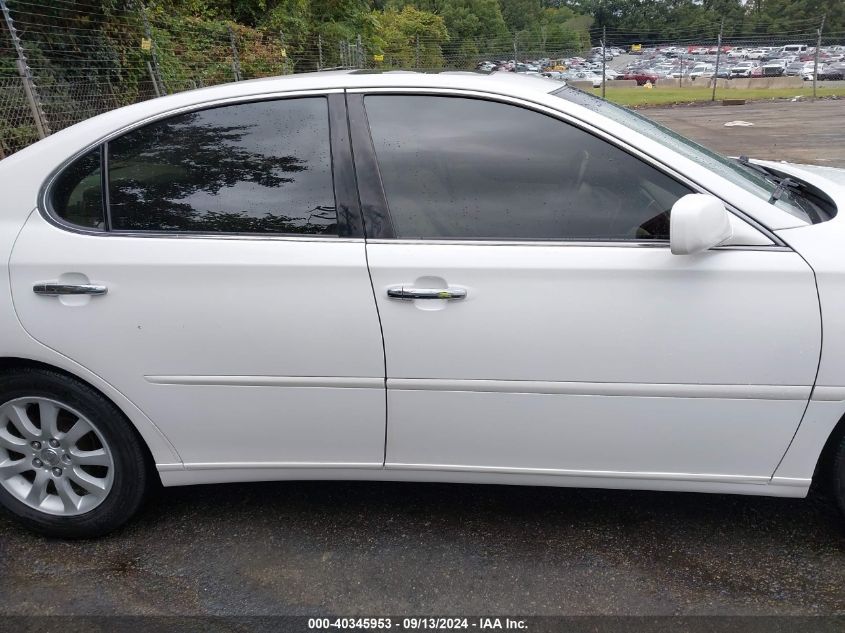 2003 Lexus Es 300 VIN: JTHBF30G330103521 Lot: 40345953