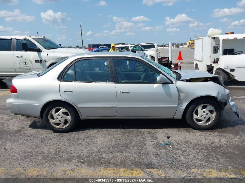 2001 Toyota Corolla Le VIN: 2T1BR12E01C401682 Lot: 40345973