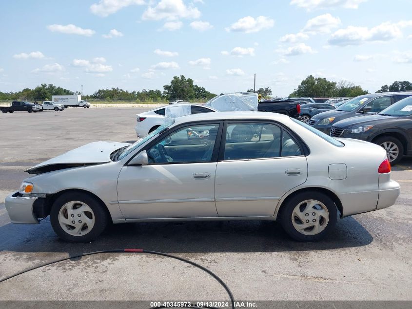 2001 Toyota Corolla Le VIN: 2T1BR12E01C401682 Lot: 40345973