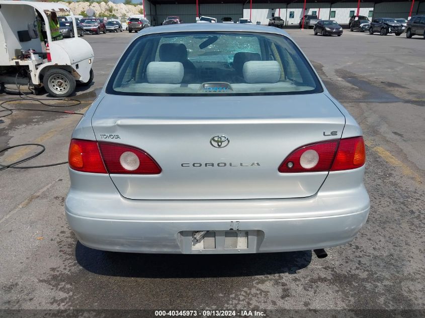 2001 Toyota Corolla Le VIN: 2T1BR12E01C401682 Lot: 40345973