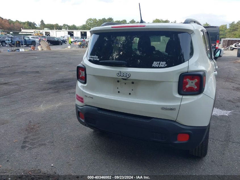 2017 Jeep Renegade Latitude 4X4 VIN: ZACCJBBBXHPF91576 Lot: 40346002