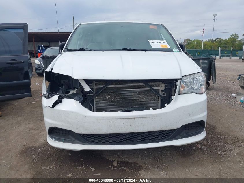 2017 Dodge Grand Caravan Se VIN: 2C4RDGBG4HR794016 Lot: 40346006