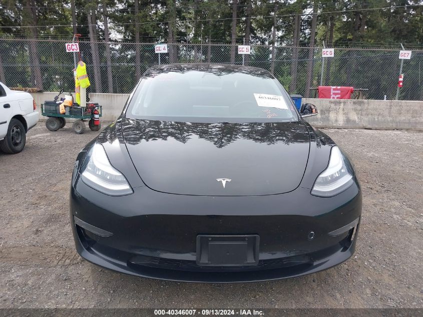 2019 Tesla Model 3 Long Range/Mid Range/Standard Range/Standard Range Plus VIN: 5YJ3E1EA6KF193359 Lot: 40346007