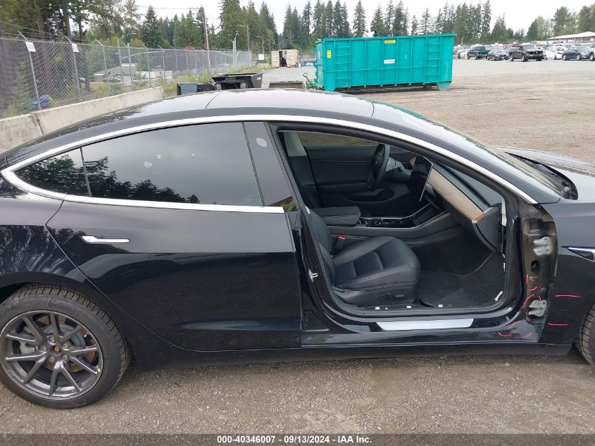 2019 Tesla Model 3 Long Range/Mid Range/Standard Range/Standard Range Plus VIN: 5YJ3E1EA6KF193359 Lot: 40346007