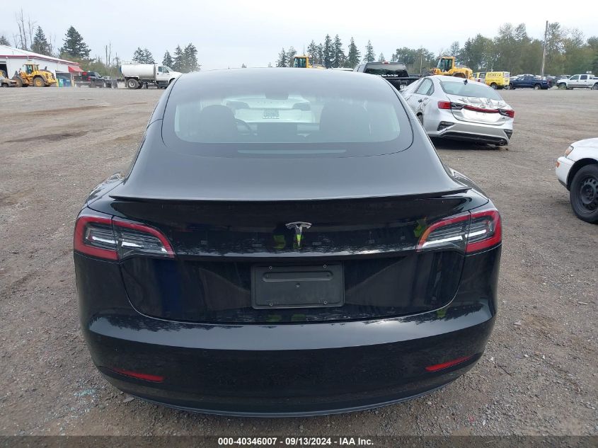 2019 Tesla Model 3 Long Range/Mid Range/Standard Range/Standard Range Plus VIN: 5YJ3E1EA6KF193359 Lot: 40346007