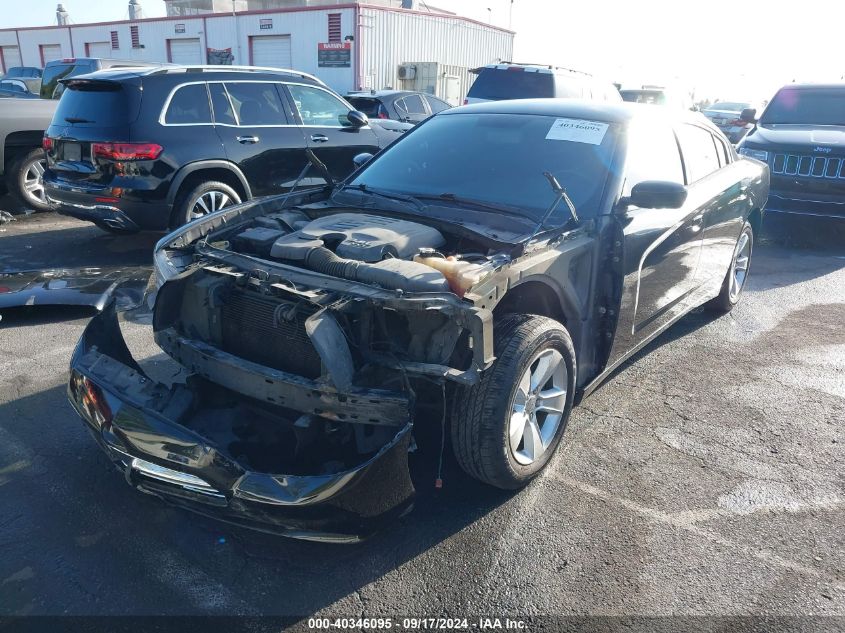 2013 Dodge Charger Sxt VIN: 2C3CDXHG1DH613018 Lot: 40346095