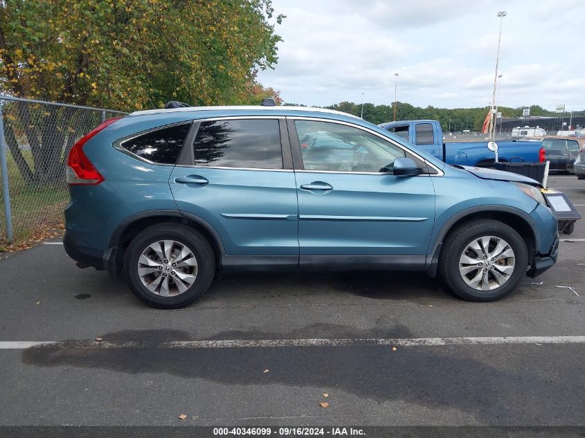 2013 Honda Cr-V Ex-L VIN: 5J6RM4H79DL065075 Lot: 40346099