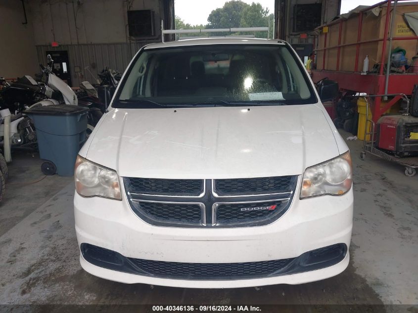 2013 Dodge Grand Caravan Se VIN: 2C4RDGBG5DR612592 Lot: 40346136