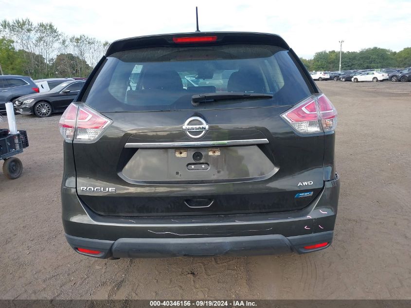 2014 Nissan Rogue S/Sl/Sv VIN: 5N1AT2MV9EC804487 Lot: 40346156