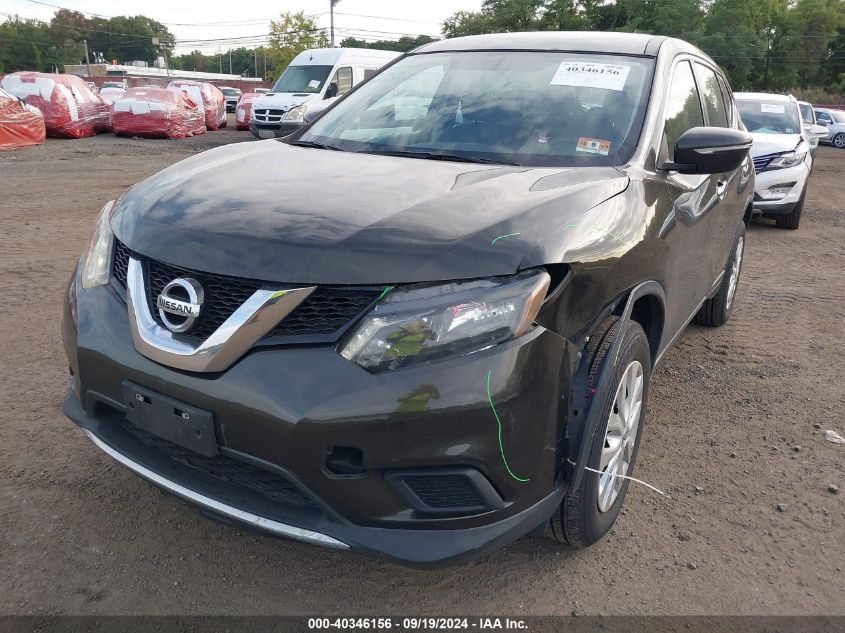 2014 Nissan Rogue S/Sl/Sv VIN: 5N1AT2MV9EC804487 Lot: 40346156