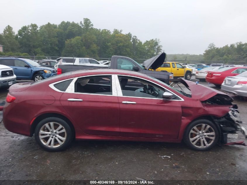 2015 Chrysler 200 Limited VIN: 1C3CCCAB7FN683126 Lot: 40346169