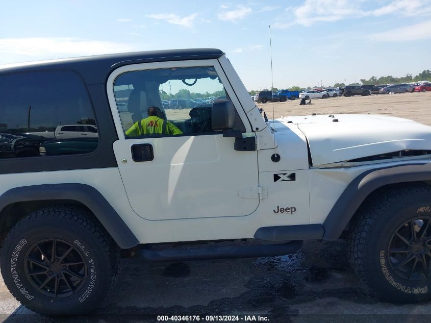 2004 Jeep Wrangler X VIN: 1J4FA39S34P727587 Lot: 40346176