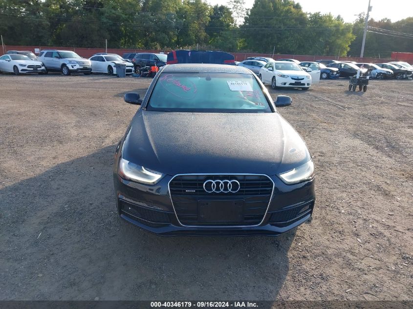 2014 Audi A4 2.0T Premium VIN: WAUFFAFL1EN033483 Lot: 40346179