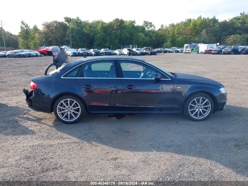 2014 Audi A4 2.0T Premium VIN: WAUFFAFL1EN033483 Lot: 40346179