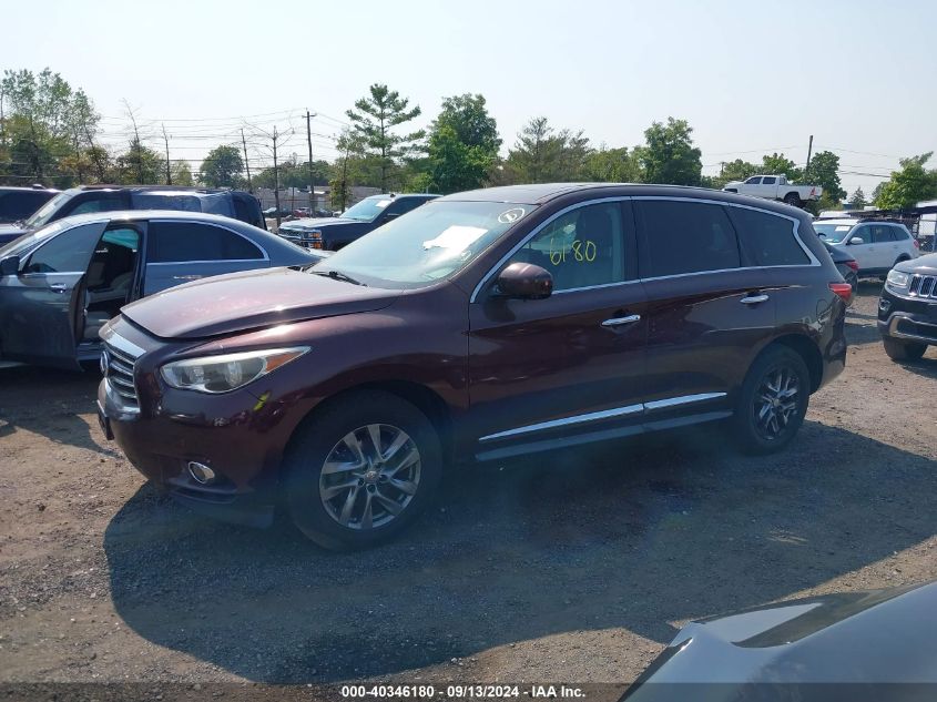 2013 Infiniti Jx35 VIN: 5N1AL0MN7DC307652 Lot: 40346180