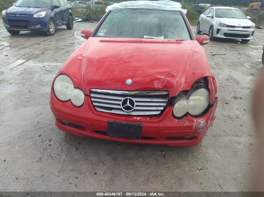 2003 Mercedes-Benz C 230 Kompressor Sport VIN: WDBRN40J43A468190 Lot: 40346197