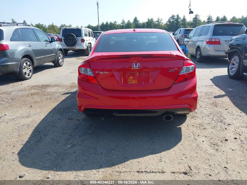 2012 Honda Civic Si VIN: 2HGFB6E57CH702412 Lot: 40346227