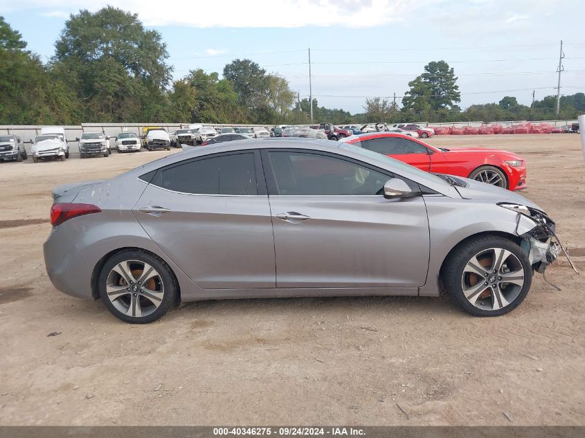 2014 Hyundai Elantra Sport VIN: KMHDH4AH7EU039654 Lot: 40346275