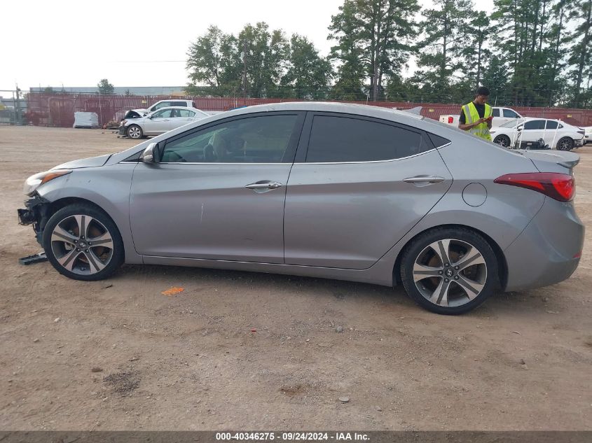 2014 Hyundai Elantra Sport VIN: KMHDH4AH7EU039654 Lot: 40346275