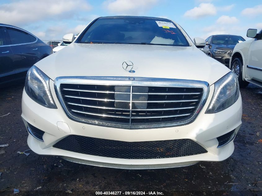 2015 Mercedes-Benz S 550 VIN: WDDUG8CBXFA201552 Lot: 40346277