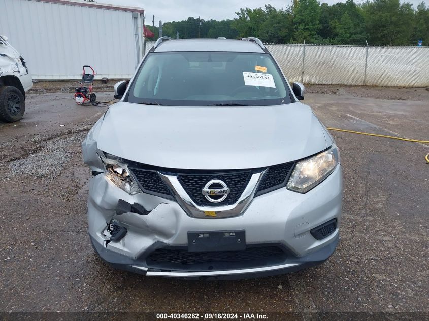 2016 Nissan Rogue Sv VIN: 5N1AT2MT9GC898968 Lot: 40346282