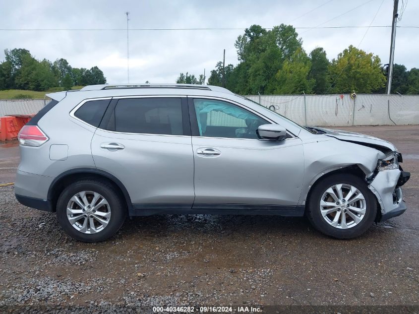 2016 Nissan Rogue Sv VIN: 5N1AT2MT9GC898968 Lot: 40346282