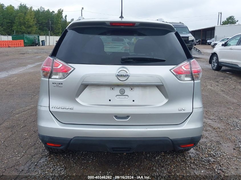 2016 Nissan Rogue Sv VIN: 5N1AT2MT9GC898968 Lot: 40346282