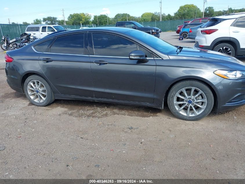 2017 Ford Fusion Se VIN: 3FA6P0H77HR395853 Lot: 40346283