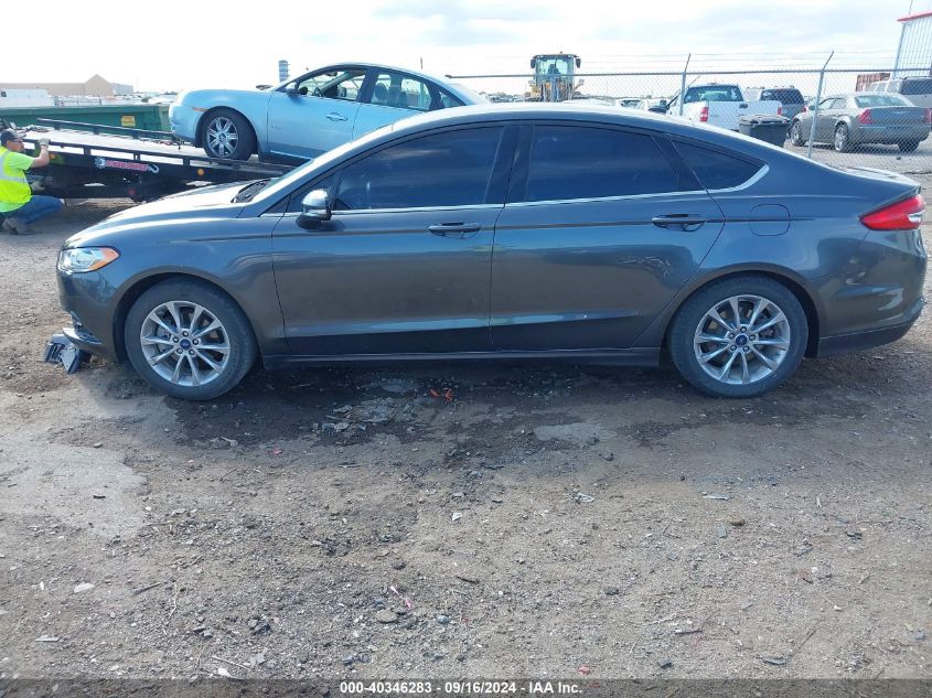 2017 Ford Fusion Se VIN: 3FA6P0H77HR395853 Lot: 40346283