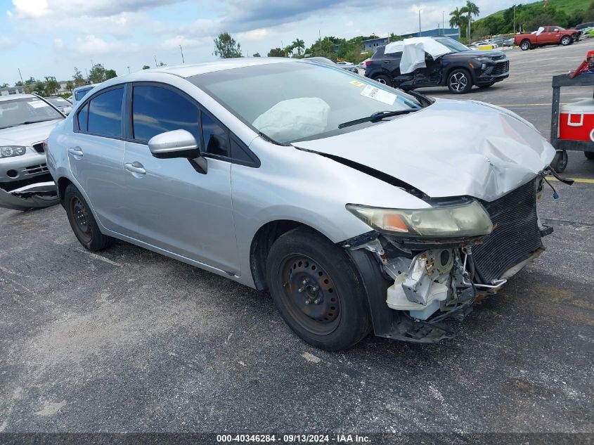 2014 Honda Civic Lx VIN: 19XFB2F56EE030668 Lot: 40346284