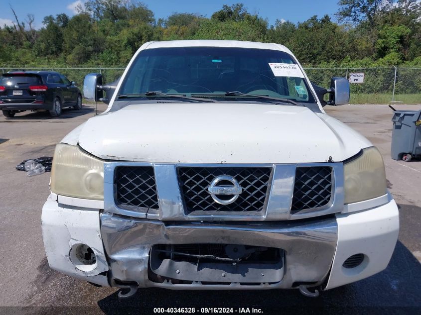 2005 Nissan Titan Se VIN: 1N6BA07A05N557003 Lot: 40346328