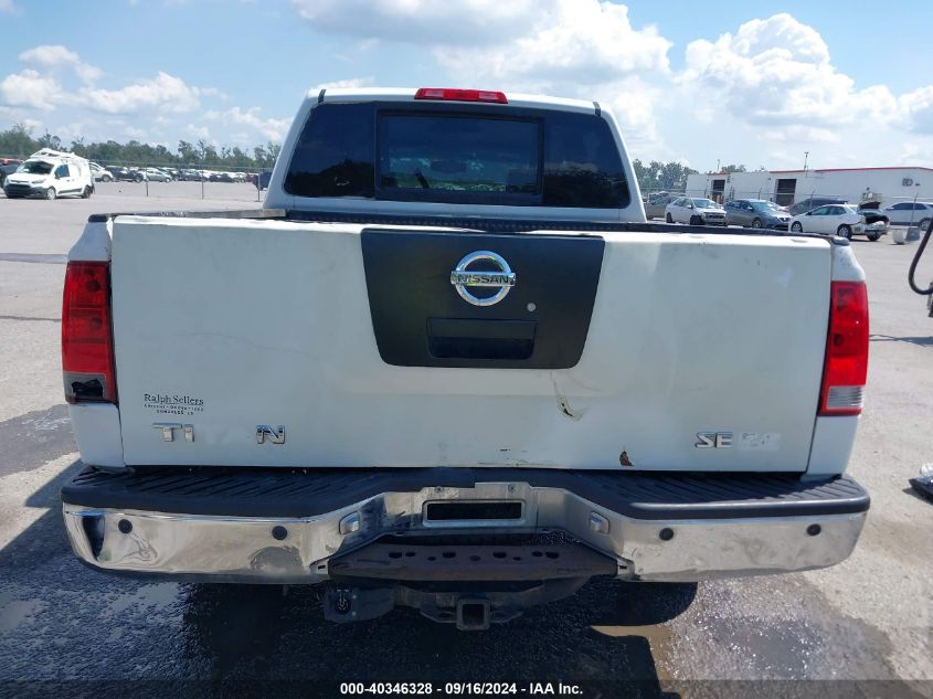 2005 Nissan Titan Se VIN: 1N6BA07A05N557003 Lot: 40346328