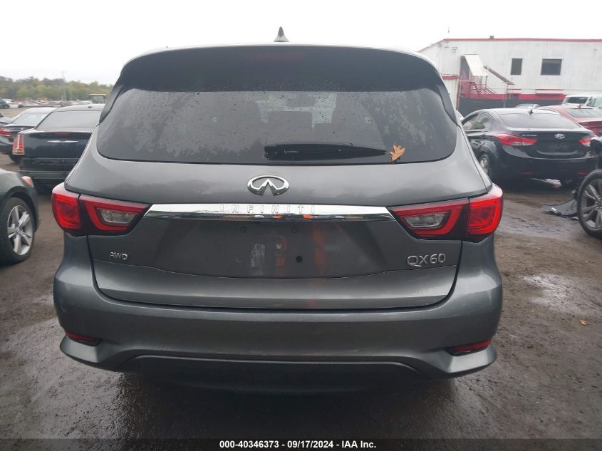 2020 Infiniti Qx60 Pure Awd VIN: 5N1DL0MM4LC500604 Lot: 40346373