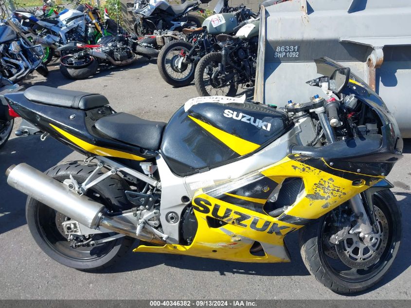 2002 Suzuki Gsx-R600 VIN: JS1GN7BA822106339 Lot: 40346382