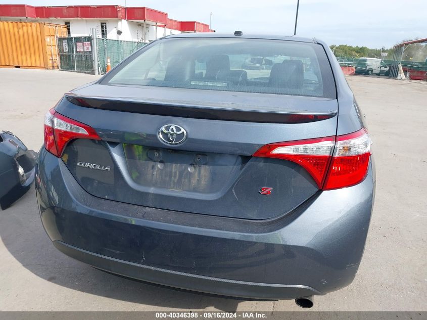 2016 TOYOTA COROLLA S PLUS - 2T1BURHE3GC626398