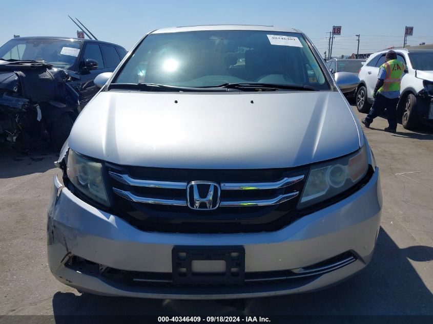 2015 Honda Odyssey Ex-L VIN: 5FNRL5H6XFB091499 Lot: 40346409