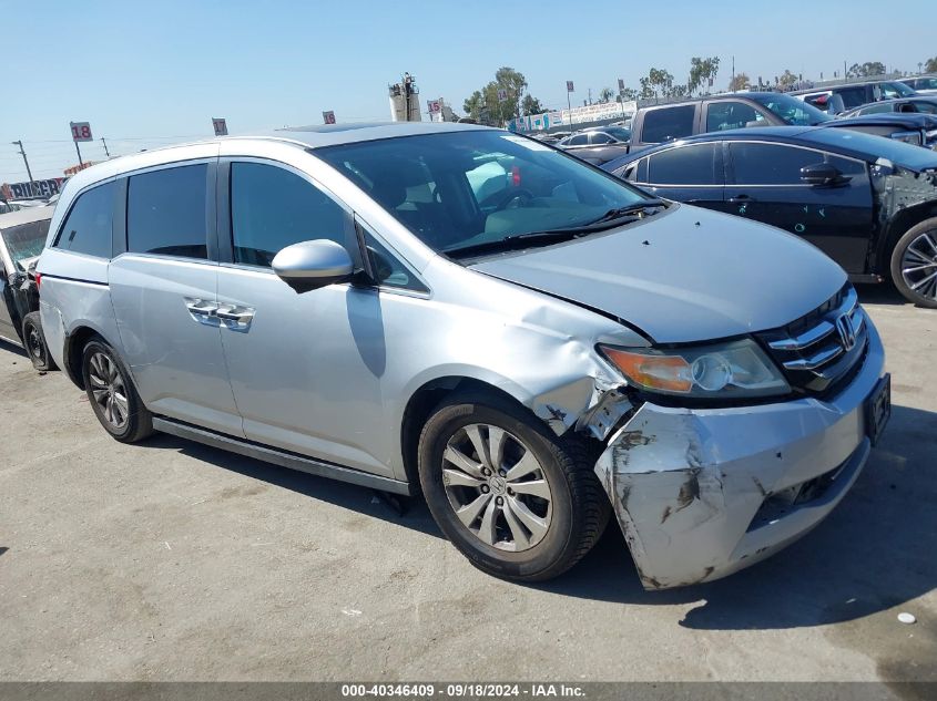 2015 Honda Odyssey Ex-L VIN: 5FNRL5H6XFB091499 Lot: 40346409