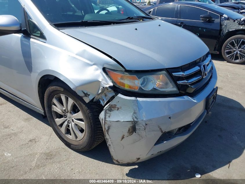 2015 Honda Odyssey Ex-L VIN: 5FNRL5H6XFB091499 Lot: 40346409