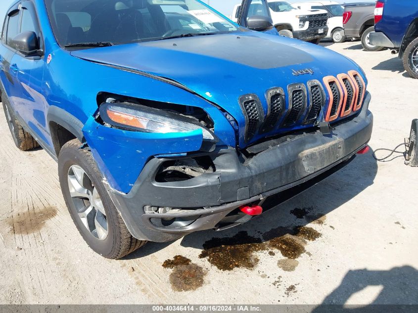 2018 Jeep Cherokee Trailhawk 4X4 VIN: 1C4PJMBXXJD579540 Lot: 40346414